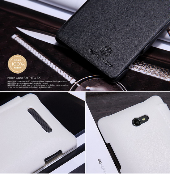 เคส HTC 8X Nillkin stylish Leather Case เคสหนังผิวเรียบแบบคลาสสิก สวมง่ายกระชับตัวเครื่อง หนังคุณภาพเยี่ยมปกปิดรอบด้าน พร้อมฝาปิดหน้าจอปกป้องสมบูรณ์แบบ ของแท้ 100% By Gadget Friends